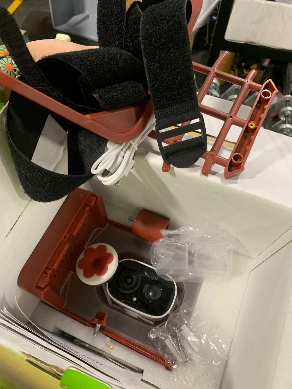 Photo 1 of ****MISSING PARTS*** PeckCam® Bird Feeder with Camera Solar Powered, AI Identify & Auto Capture, 2K HD Live Video Smart Bird Feeder Camera Instant Notifications in Backyard, Gift Bird Lovers