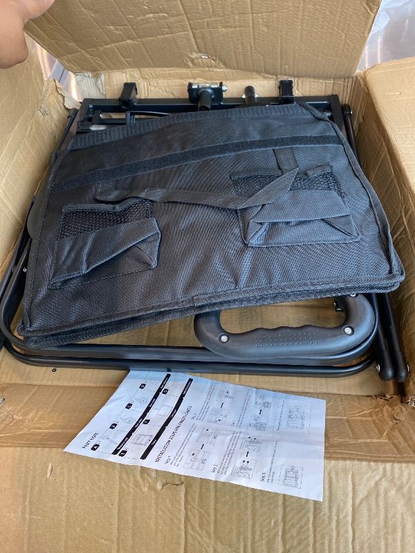 Photo 1 of *MISSING PARTS - see clerk notes*
PASAMIC Collapsible Wagon 220 lbs, Heavy Duty Wagon Carts Foldable, Portable Wagons for Groceries, Beach Cart with All-Terrain Wheels & Drink Holders, Utility Wagon for Shopping, Sports, Camping,Black