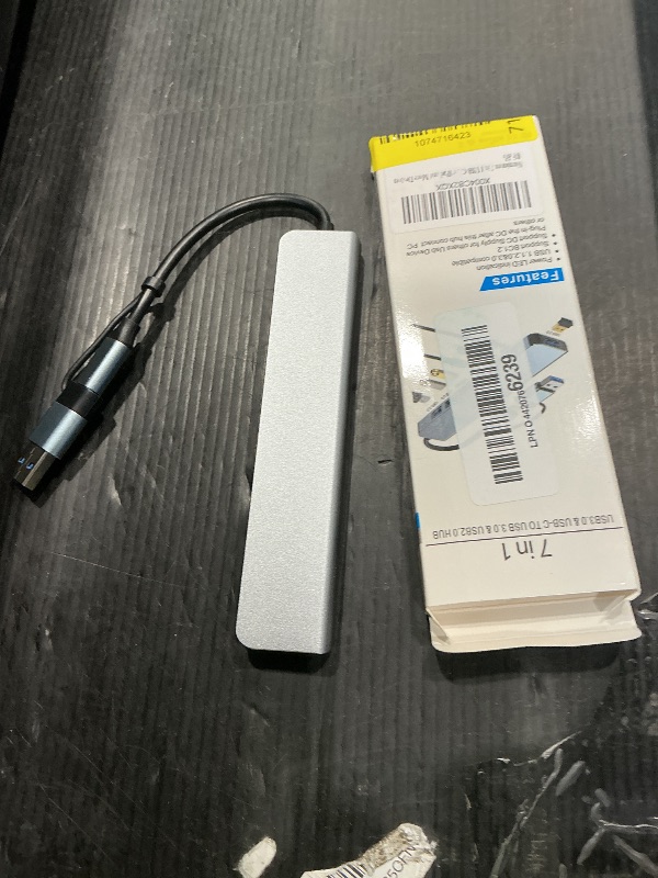 Photo 1 of ?Upgrade? USB C/USB Hub, BERLAT Aluminum 7 in 1 USB C & USB Hub with USB 3.0, USB 2.0 Ports for PC/Laptops/MacBook Pro/Air/iMac/iPad and More Devices