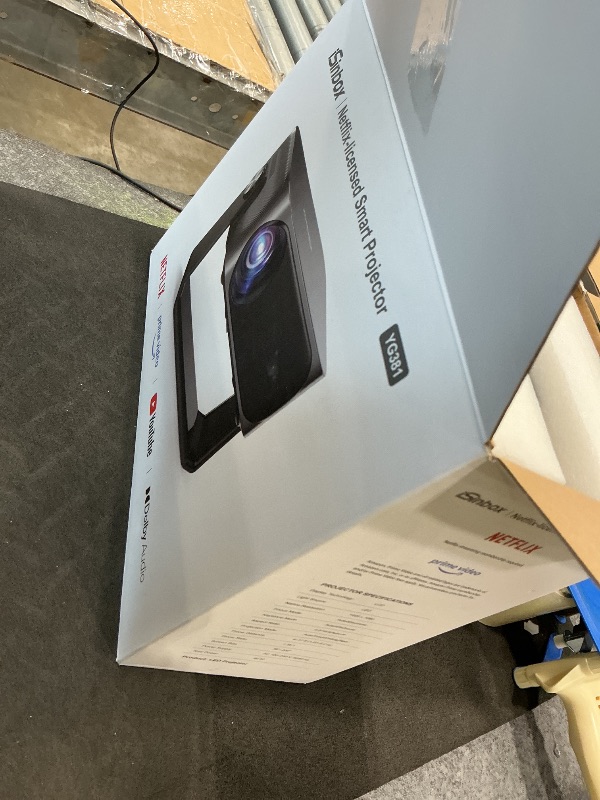 Photo 1 of [2000 ANSI/Auto Focus & Keystone/Built-in APP] 4K Outdoor Projector with Wifi and Bluetooth, Smart Portable Projector with Built in Apps YouTube/PrimeVideo & Dolby, Home Theater Projector with HDR10+