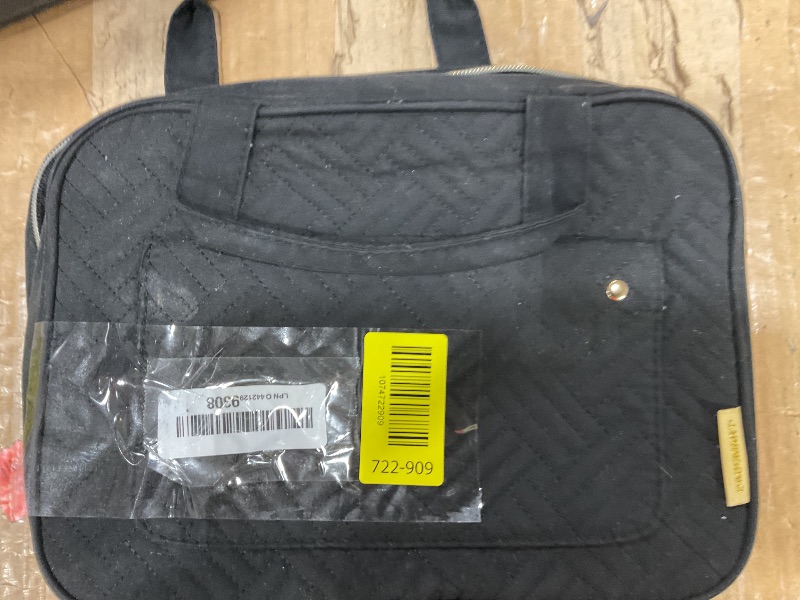 Photo 1 of *MAJOR DAMAGE*
BAGSMART Toiletry Bag Travel Bag with Hanging Hook, Water-resistant Makeup Cosmetic Bag Travel Organizer for Accessories, Shampoo, Full-size Container, Toiletries (Black, Medium)
