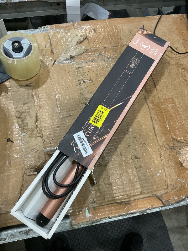 Photo 1 of 1 1/4 Inch Curling Wand Ceramic Long Barrel,1.25 Inch Curling Wand Iron for Long Hair,Dual Voltage Hair Curling Wand
