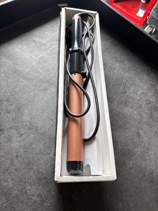 Photo 1 of 1 1/4 Inch Curling Wand Ceramic Long Barrel,1.25 Inch Curling Wand Iron for Long Hair,Dual Voltage Hair Curling Wand