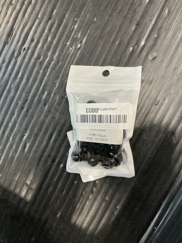 Photo 1 of [60PCS] M5 Finishing Countersunk Washers, Anodized Aluminum Alloy, Head Washers Gaskets Cup Shim for Screw RC/FPV/PC/Drone/Mechanical Accessories Parts, Black Color