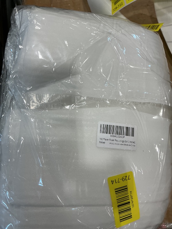 View 2 of 100 Pieces Cushion Foam Pouches for Dishes Foam Packing Pouches Sleeves for Fragile Items, Dishes, Mug, Cup, Glasses, Packing Supplies for Moving, Transportation and Storage (8x12 inches)