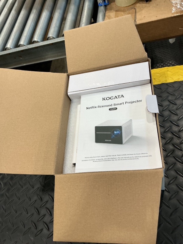 Photo 1 of [850ANSI/Built in Apps] Portable Mini Projector with WiFi and Bluetooth, Kogata Outdoor Movie Proyector, Electric Focus/4P Keystone/HDR10, 1080P HD Projector for Bedroom Home Theater