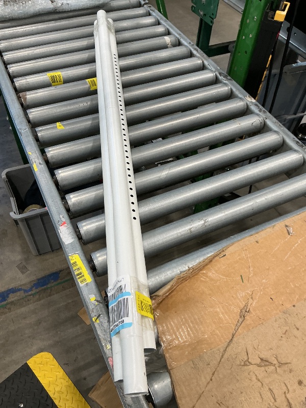 Photo 1 of *MISSING PARTS - see clerk notes*
White Tension Curtain Rod 51-145In, Extra Long Adjustable Tension Rod No Drilling for Window or Bathroom,Outdoor Curtain Rod for Patio, Easy to Install, Never Rust, Rod Diameter 1.26 Inches-White