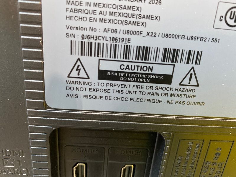 Photo 1 of ***UPDATED 6/14*** Samsung 85-Inch Class Crystal UHD U8000F 4K Smart TV (2025 Model) Endless Free Content, Crystal Processor 4K, MetalStream Design, Knox Security, Alexa Built-in