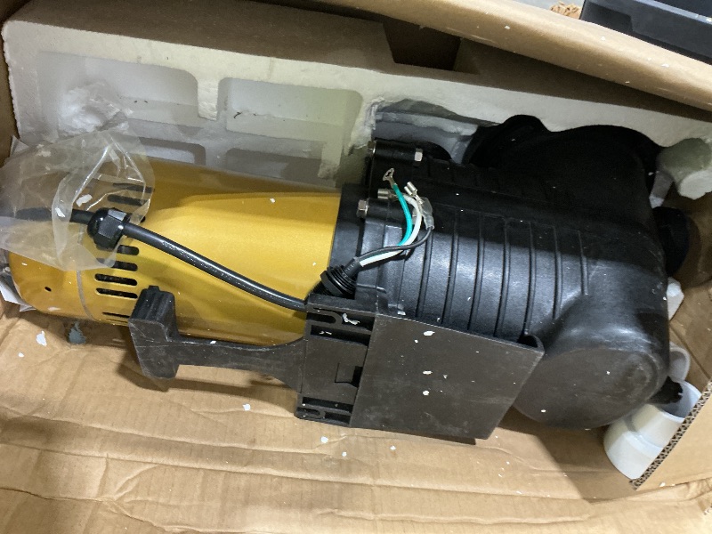 Photo 1 of 1.5HP 230Vac Two-Speed Energy-Saving Pool Pump for In/Above Ground Pools, 5400GPH Self-Priming Swimming Pool Motor with 1.25" & 1.5" & 2.0" Adapters