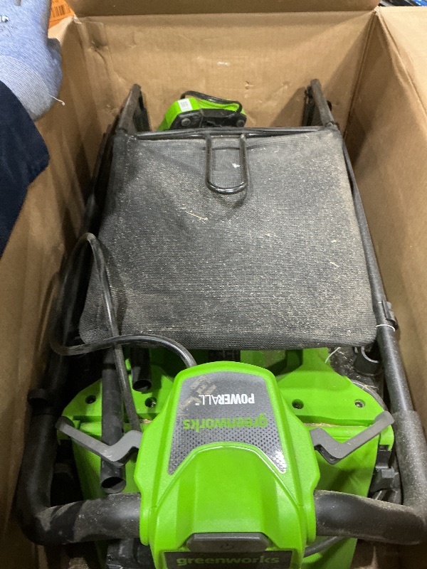 View 3 of [Battery barely holds charge] Greenworks 24V 13" Brushless (Push) Cordless Lawn Mower, 4.0Ah Battery and Charger