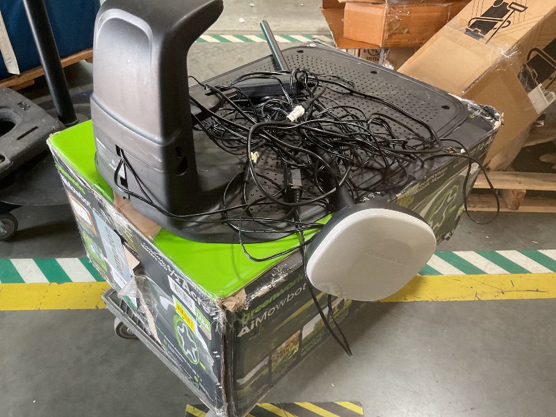 Photo 1 of ****DEFECTIVE NOT CUTTING AT 1 INCH****Greenworks C20Z Wire-Free Robotic Lawn Mower, up to 1/2 Acre, RTKVision Navigation, 24-Degree Slope Climbing, Smart Obstacle Avoidance, App Control with Electric Height Adjustment