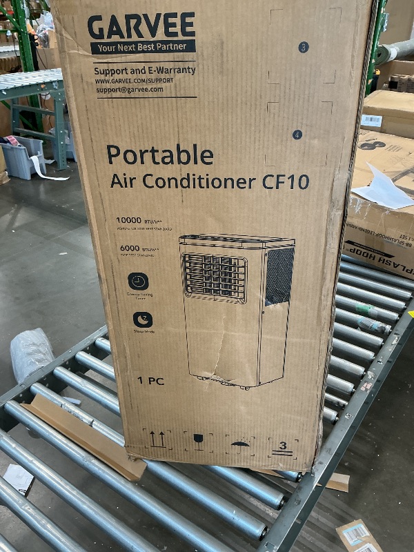 Photo 1 of 10000 BTU Portable Air Conditioners, Remote Control, 4-in-1 Quiet AC Unit, 3 Speeds, 24H Timer, Cools Room up to 450 Sq.Ft, Multi-Function Modes, Smart Control Panel