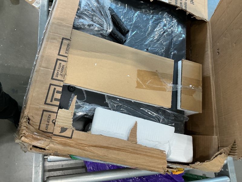 Photo 1 of ***FINAL SALE NO RETURN ***FOR PARTS *** Rodalflame 54" Electric Fireplace Inserts, Adjustable Flame&Speed, Thermostat Heater, Recessed, Wall Mount, Freestanding, Brightness, Child Lock, Timer
