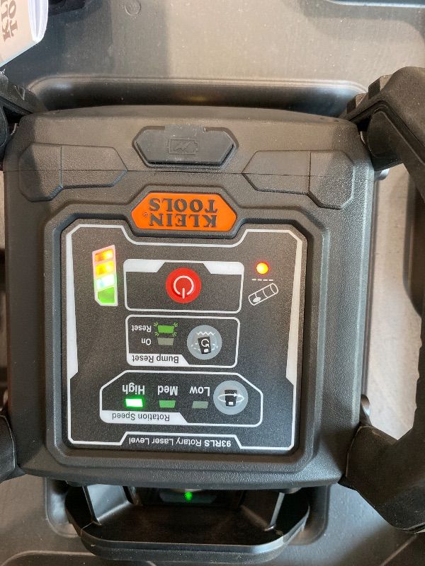 View 5 of [Defective: doesn't spin] Klein Tools 93RLS Green Rotary Laser Level Kit