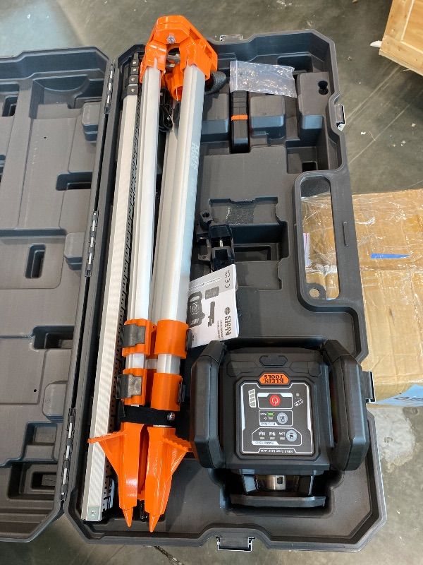 View 4 of [Defective: doesn't spin] Klein Tools 93RLS Green Rotary Laser Level Kit