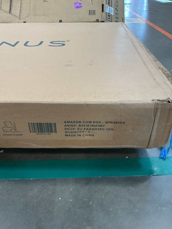 Photo 1 of **Untested**
Zinus Nadia Adjustable Bed Frame, Electric Reclining Platform Bed Base, 5-Function Wireless Remote, Independent Head and Foot Incline, Easy, Tool-Free Assembly, Queen