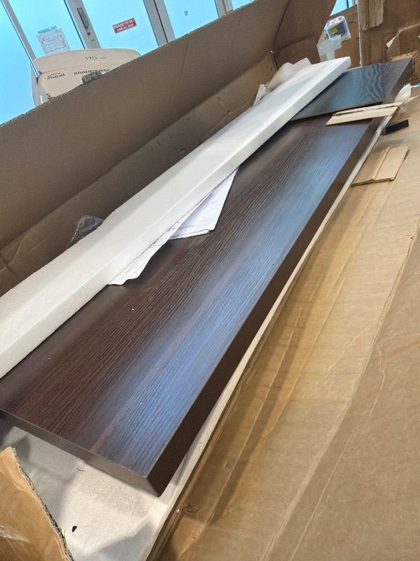 Photo 1 of **Non-Functional**
Bush Furniture 60-inch L Shaped Desk with Storage, Spacious Corner Computer Table for Home Office, Somerset Collection, Storm Gray