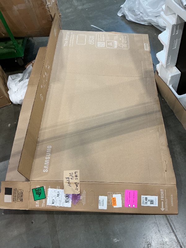 Photo 1 of ****** AS IS ALL SALES FINAL NO RETURNS ******Samsung 65-Inch Class The Frame LS03F 4K QLED Smart TV (2025 Model) Slim Fit Wall Mount, Modern Frame Design, NQ4 AI Gen2 Processor, Art Mode, Artful Picture Quality, Samsung Vision AI, Alexa Built-in
PROCESS