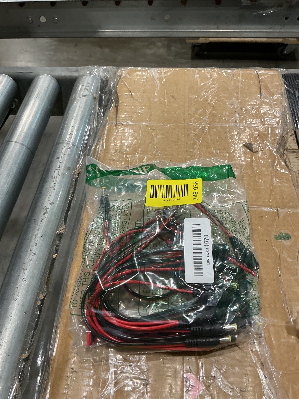 Photo 1 of (Real 18AWG) 10 Pairs 12V 5A DC Power Pigtail Barrel Plug Connector Cable, 2.1mm x 5.5mm Male Female DC Pigtail Connectors for CCTV Security Camera and 12V Power Supply Adapter by MILAPEAK