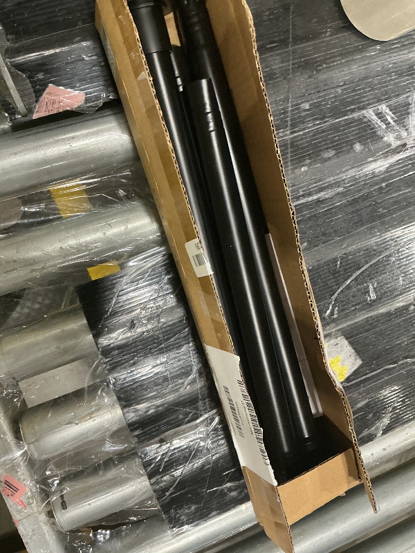 Photo 1 of *MISSING PARTS**
CorkLatta Black Shower Curtain Rod 31 to 80 Inch,1 Inch Diameter Adjustable Spring Tension Stainless Steel Telescoping Rod,Easy Install,No Rust
