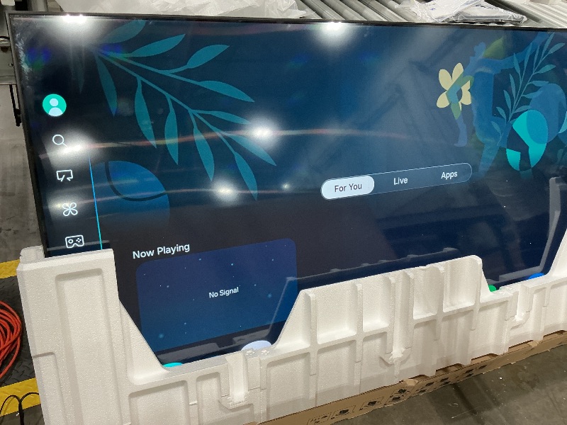 Photo 1 of *MISSING PARTS - Missing Remote**
Samsung 85-Inch Class QLED Q8F 4K UHD Smart TV (2025 Model) Q4 AI Processor, 100% Color Volume with Quantum Dot, AirSlim Design, Endless Free Content, Samsung Vision AI, Alexa Built-in