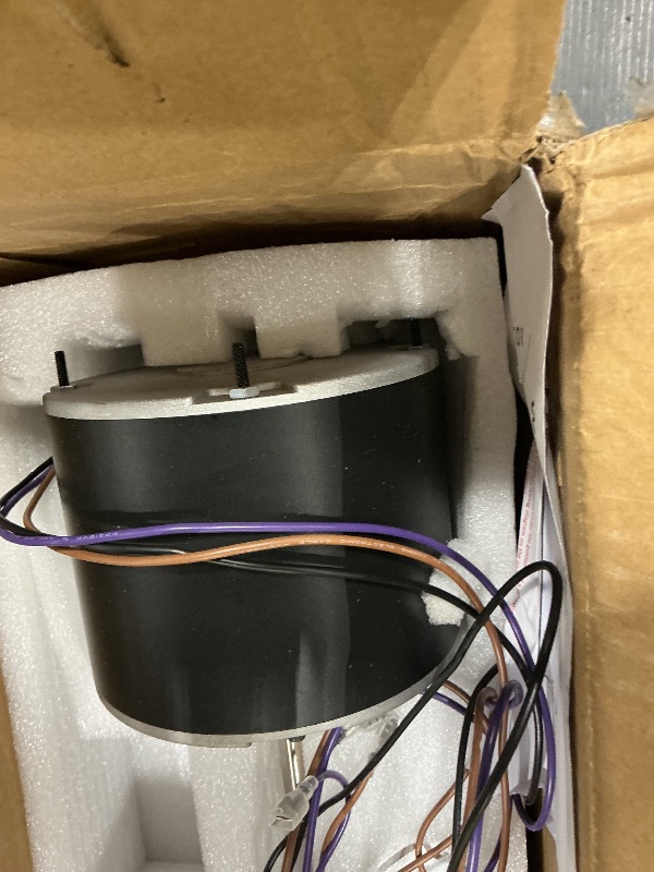 Photo 1 of 0131M00061SP, 1/4 Hp Condenser Fan Motor Replaces Goodman Condenser Fan Motor, Zongshan Broad-Ocean YDK-180S84062-01-830 RPM, 1-Speed, Replaces Amana Janitrol P/N: 0131M00014PS