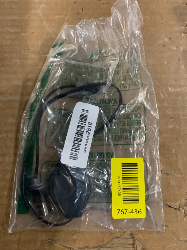 Photo 1 of **DOESN'T RETRACT** ReTrak Premier Series ETLTUSBBLK Retractable Lightning to USB Charge and Sync Cable for iPhone, iPod, and iPad (Black), 3.2 feet