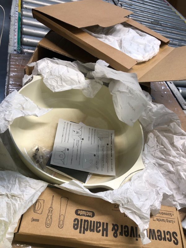 Photo 1 of ***HEAVILY USED***
SENSARTE Ceramic Nonstick Frying Pan Skillet with Lid, 12 Inch Large Deep Frying Pan, 5 Qt Saute Pan, Induction Pan, Healthy Non Toxic Cooking Pan with Helper Handle, PFOA PFAS PTFE Free
