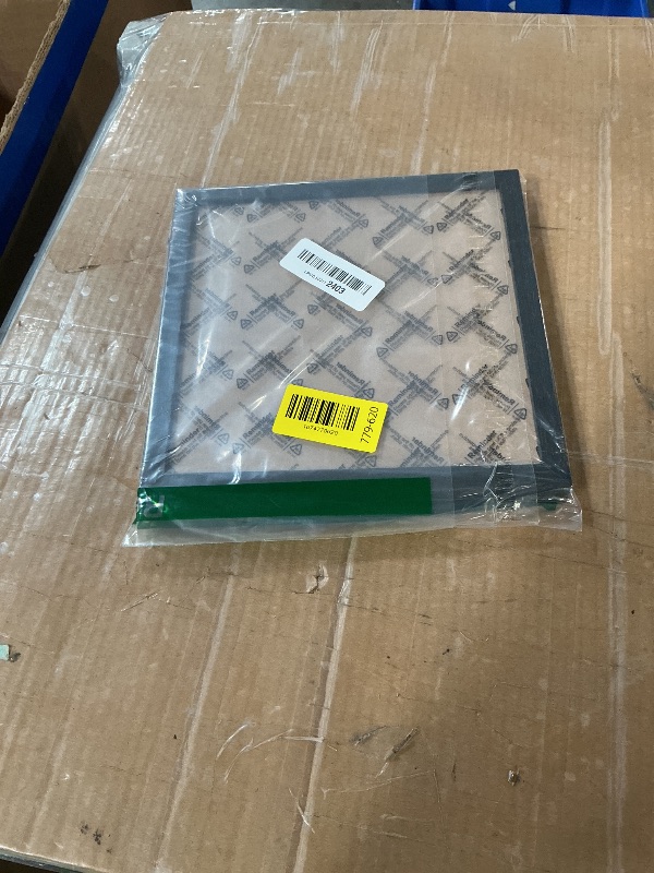 Photo 1 of ** only comes with one **A PLUS MAX 8x8 Picture Frame Set of 2, Black Engineered Wood Frame for 8 x 8 Inch Picture Poster Photo, Light Weight 8 by 8 Frame with Wood-grain for Wall - 2 Pack/Black/8"x8"