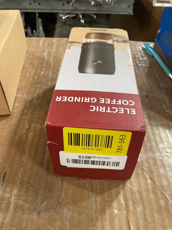 Photo 1 of ***MISSING PARTS***
Portable Electric Coffee Bean Grinder with 40 Adjustable Settings, Small Espresso Grinder Rechargeable Burr Coffee Grinder with Multiple Grinding Settings for Travel, Camping, Home & Office.