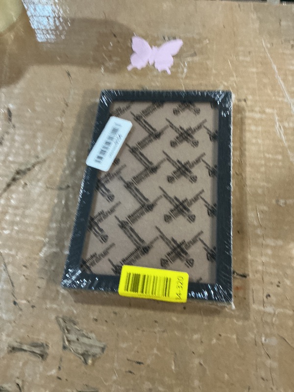 View 2 of ***MISSING PARTS***
A PLUS MAX 5x8 Picture Frame Set of 4, Black Engineered Wood Frame for 5 x 8 Inch Picture Poster Photo, Light Weight 5 by 8 Frame with Wood-grain for Wall - 4 Pack/Black/5"x8"
