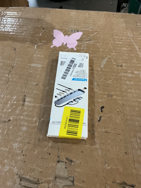 Photo 1 of * DEFECTIVE USB EXTENSION* USB-C IS BELIEVED TO BE FUNCTIONAL* ?Upgrade? USB C/USB Hub, BERLAT Aluminum 7 in 1 USB C & USB Hub with USB 3.0, USB 2.0 Ports for PC/Laptops/MacBook Pro/Air/iMac/iPad and More Devices