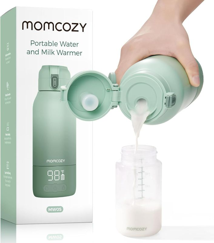 Photo 1 of *** factory sealed **Momcozy Portable Bottle Warmer for Travel – Dual Heating Modes for Breast Milk & Water, Portable Milk Warmer with Fast Heating & Long Battery Life, 17 Ounces Large Capacity, Purple