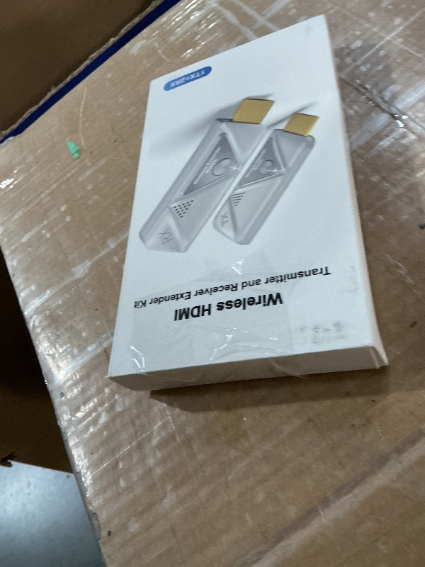 Photo 1 of ***MISSING PARTS***
Wireless HDMI Transmitter and 2 Receivers 382FT/100M, 2.4G+5G, Plug & Play, Wireless HDMI Supports 4K Decode & 1080P Full HD Output, Streams from STB, PC, DVD, CCTV to TV, Monitor, Projector