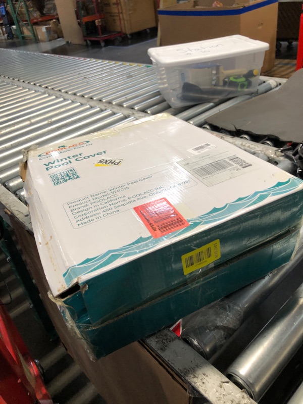 Photo 1 of ***FACTORY SEALED*** POOLACC Pool Covers for Above Ground Pools - 15 ft Round Winter Pool Cover, Extra Durable Cold- and UV-Resistant Heavy-Duty Swimming Pool Cover for Winterizing