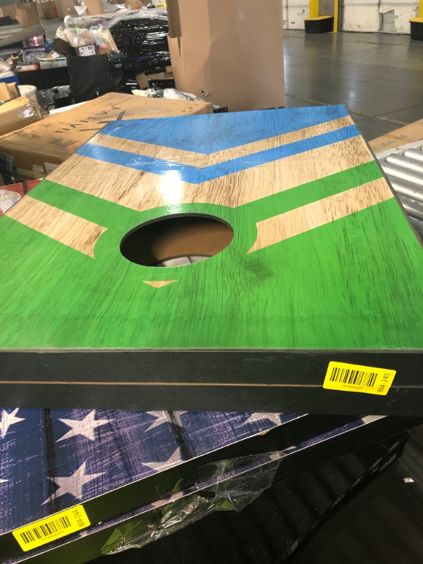 Photo 1 of ***STOCK PHOTO FOR REFERENCE ONLY***
Cornhole Outdoor Games Set - Flag Cornhole Boards Design with 8 Cornhole Bags and Carry Handle - Great for Yard Outdoor Game Events - Choose Your Set