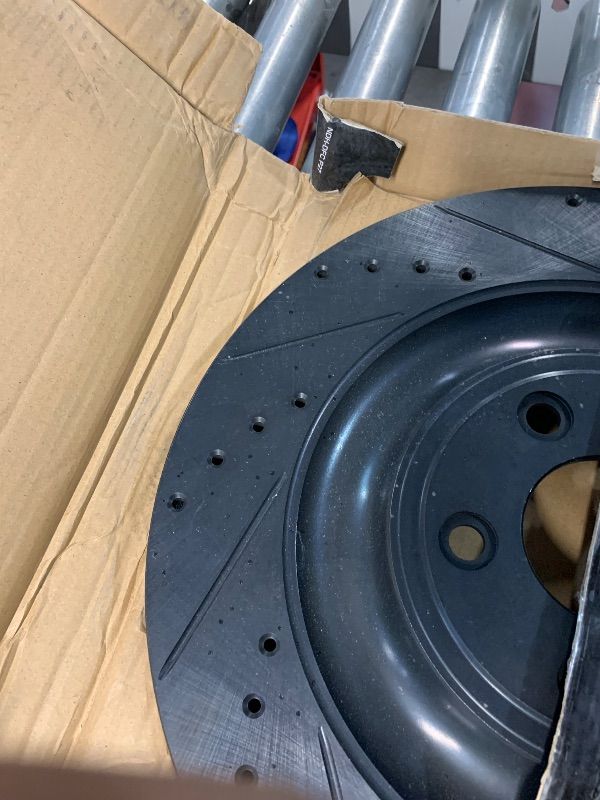 Photo 1 of ***ONLY ONE***
R1 Concepts Rear Brake Rotor For 2007-2020 Cadillac Escalade, Chevrolet Tahoe, GMC Yukon; 2007-2013 Chevrolet Avalanche| Drilled Slotted Disc Brake Rotor|