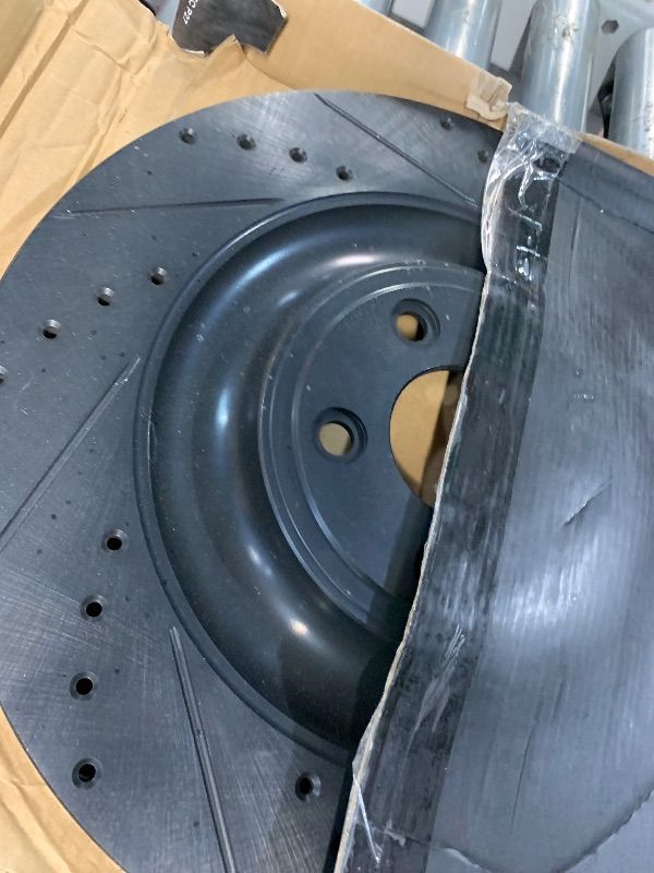 Photo 1 of ***ONLY ONE***
R1 Concepts Rear Brake Rotor For 2007-2020 Cadillac Escalade, Chevrolet Tahoe, GMC Yukon; 2007-2013 Chevrolet Avalanche| Drilled Slotted Disc Brake Rotor|