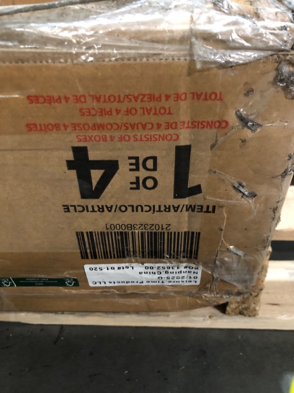 Photo 1 of ***FACTORY SEALED - OPENED FOR INSPECTION***TRUCK/TRAILER PICKUP ONLY***Backyard Discovery Beacon Heights Elevated Cedar Wooden Kids Playhouse with Wave Slide, Play Kitchen, Wrap-Around Deck, Flat-Step Ladder, Half Door, Windows, Bell, and Growth Chart fo