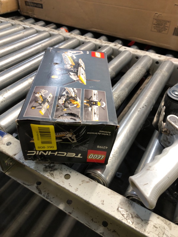 Photo 1 of ***FACTORY SEALED - OPENED FOR INSPECTION***LEGO Technic Bush Plane Toy - Buildable Airplane Toy for Kids, Boys and Girls, Ages 8+ - Model Airplane Gift with Spinning Propeller, 4-Cylinder Piston Engine, and More - 42198