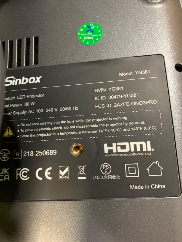 Photo 1 of [2000 ANSI/Auto Focus & Keystone/Built-in APP] 4K Outdoor Projector with Wifi and Bluetooth, Smart Portable Projector with Built in Apps YouTube/PrimeVideo & Dolby, Home Theater Projector with HDR10+