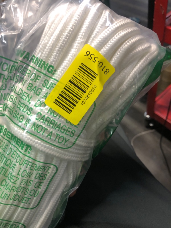 Photo 1 of ***MISSING PARTS***
Remiawy Flag Pole Rope Kit 100Ft - 5/16” Diameter Nylon Halyard Replacement with 4 Zinc Alloy Swivel Snap Hooks and Clips, Heavy Duty Flagpole Rope Accessories for Outdoor, Camping, Swing, Clothesline
