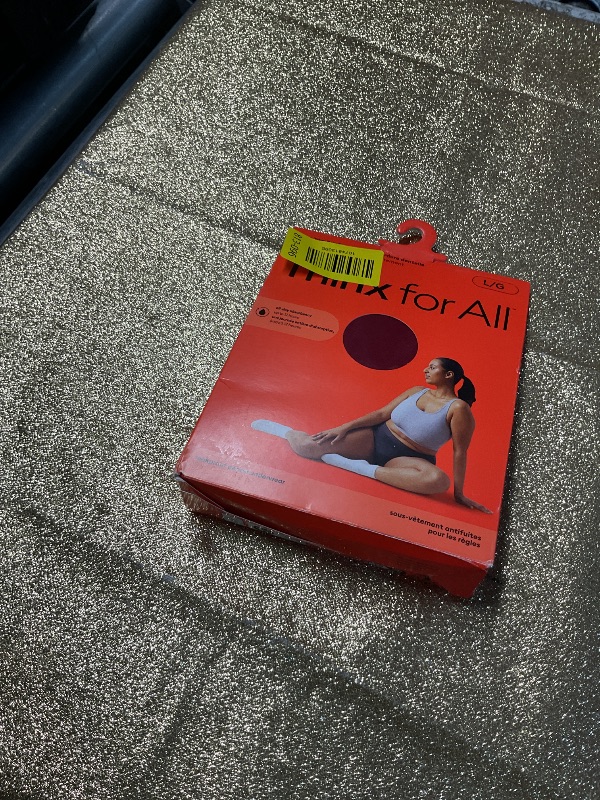 Photo 1 of ***MISSING PARTS***'
Thinx for All Period Underwear, Everyday Comfort Brief, Holds Up to 12 Regular Tampons*, Period Panties, Leakproof, Reusable & Controls Odor, Mosaic + Rhubarb with Lace, L
