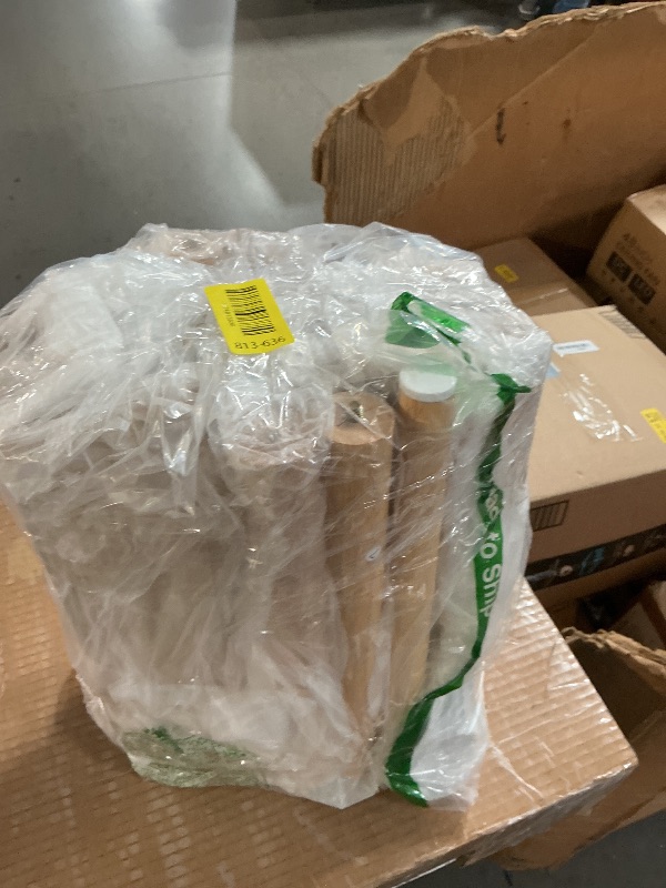 Photo 1 of ***MISSING PARTS***
LAATOOREE Nightstands Set of 2, Small Side Table, Bedside Table with Fluted Door, Solid Wood Feet; Modern Mid-Century End Table for Bedroom, Small Space (Natural)
