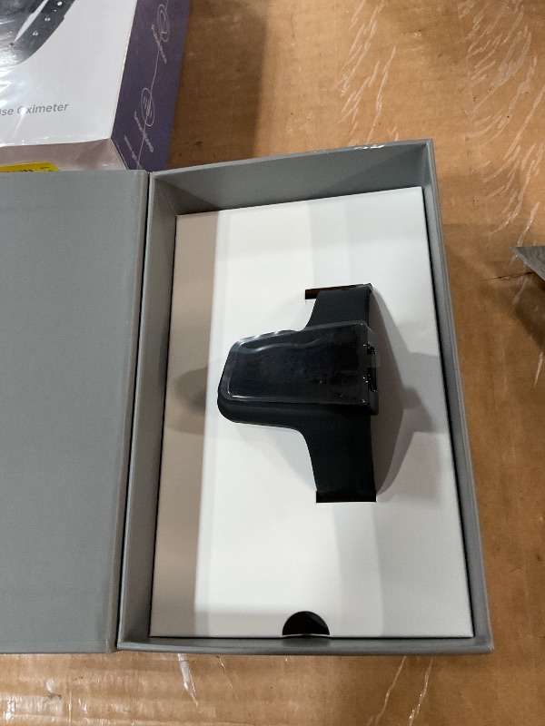 Photo 1 of ***LIKE NEW/OPEN BOX***
Wellue O2 Pulse Oximeter with Smart Reminder | Blood Oxygen Saturation Monitor for SpO2 and Heart Rate Tracking Continuously, Bluetooth Finger Ring with Free APP &PC Report, Style 1