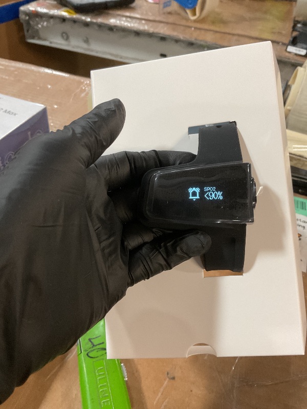 Photo 1 of ***LIKE NEW/OPEN BOX***
Wellue O2 Pulse Oximeter with Smart Reminder | Blood Oxygen Saturation Monitor for SpO2 and Heart Rate Tracking Continuously, Bluetooth Finger Ring with Free APP &PC Report, Style 1