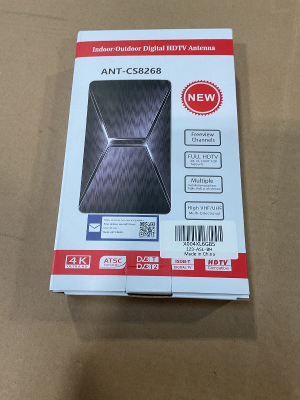 Photo 1 of 2026 Upgraded Indoor TV Antenna, 3900+ Miles Range HD Digital Antenna for Smart TV, Strongest with Amplified Signal Booster Supports 4K 8K 1080p All TVs- 38FT Coaxial Cable for Local Channels