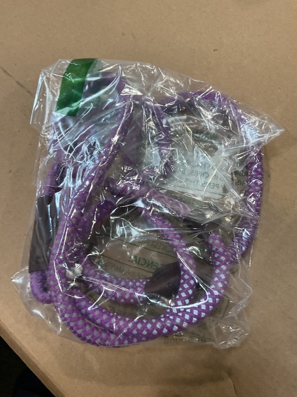 Photo 1 of **CHEW MARKS*** Fida Durable Slip Lead, 6 FT x 1/2" Heavy Duty Rope Leash for Large, Medium Dogs, No Pull Pet Training Leash with Highly Reflective, Purple