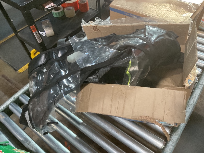 Photo 1 of **RIPPED PLASTIC**KEMIMOTO Soft Cab Enclosures & 2 UTV Dome Light Compatible with Polaris RZR XP 1000 / XP Turbo 2014-2023, UTV Upper Doors Fit with Side Mirrors YKK Zippers (Cab Enclosures)