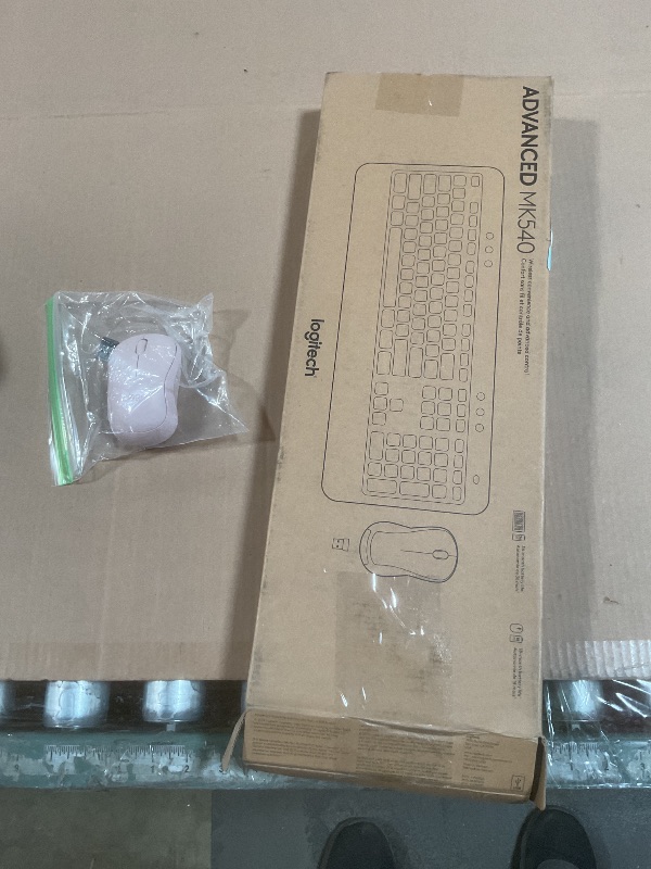 Photo 1 of **MOUSE ONLY NO KEYBOARD**Logitech MK270 Wireless Keyboard and Mouse Combo for Windows, 2.4 GHz Wireless, Compact Mouse, 8 Multimedia and Shortcut Keys, 2-Year Battery Life, for PC, Laptop - Rose